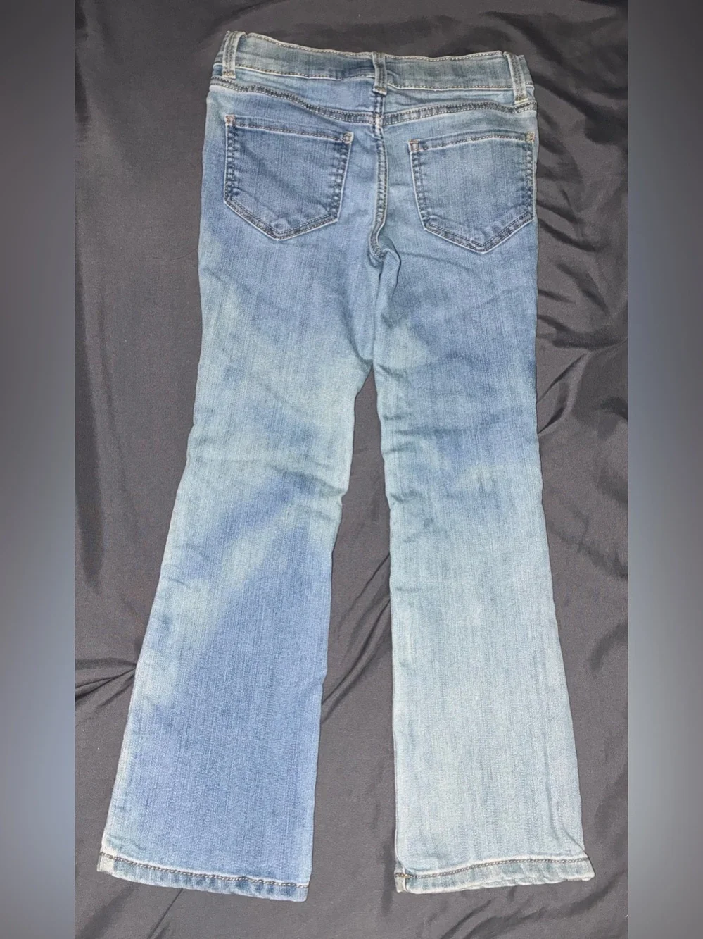 Girls Light Blue Flared Jeans - Brand Unspecified